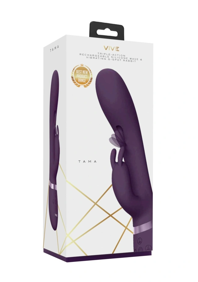 Wibrator Króliczek Tama- Purple Vive Fioletowy | 100% ORYGINAŁ| DYSKRETNA PRZESYŁKA